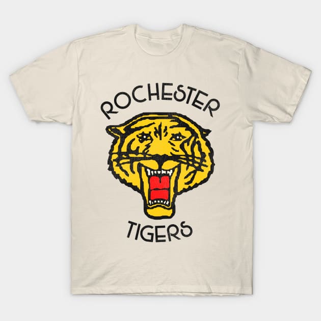 Defunct Rochester Tigers Football Team T-Shirt by Defunctland